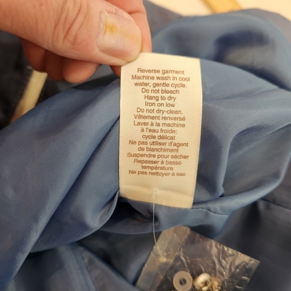 TRADITION Womens Outdoor Rain Jacket Coat Full Zip Pockets 100% Polyester Size M - Picture 10 of 11